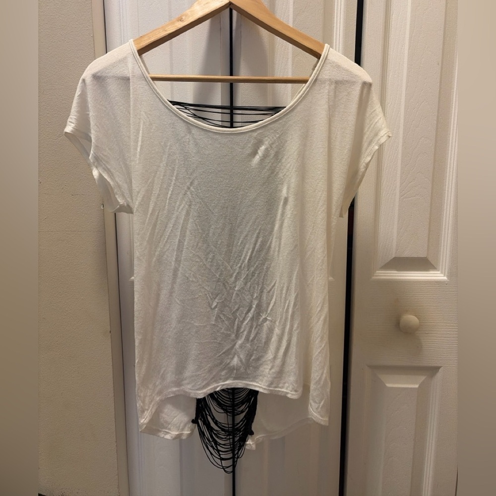 Forever 21 cream colored Open Back with Draped cord back, sexy and unique